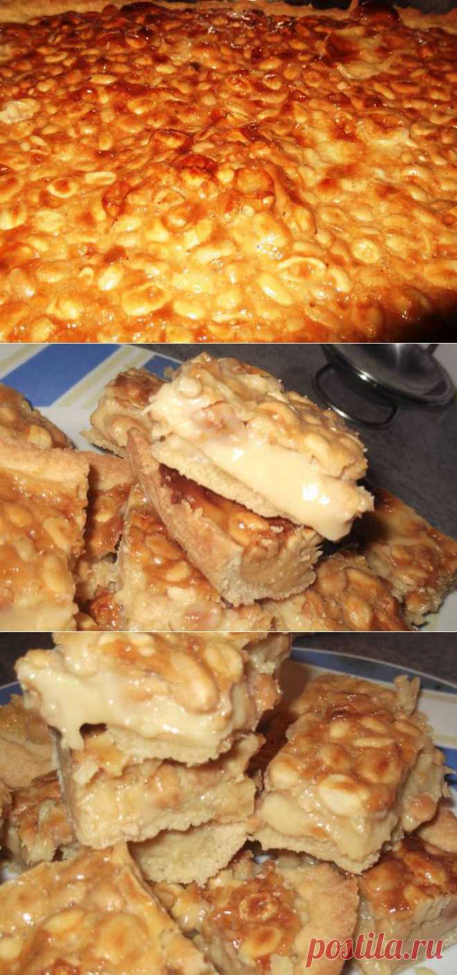 Орехово-карамельное пирожное, невообразимо вкусное