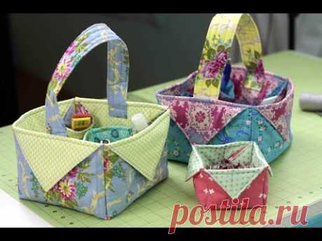 Fabric Box & Basket - DIY Sewing Tutorial