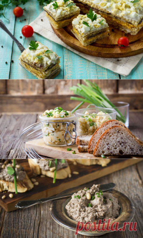 5 быстрых яичных паштетов с разными вкусами