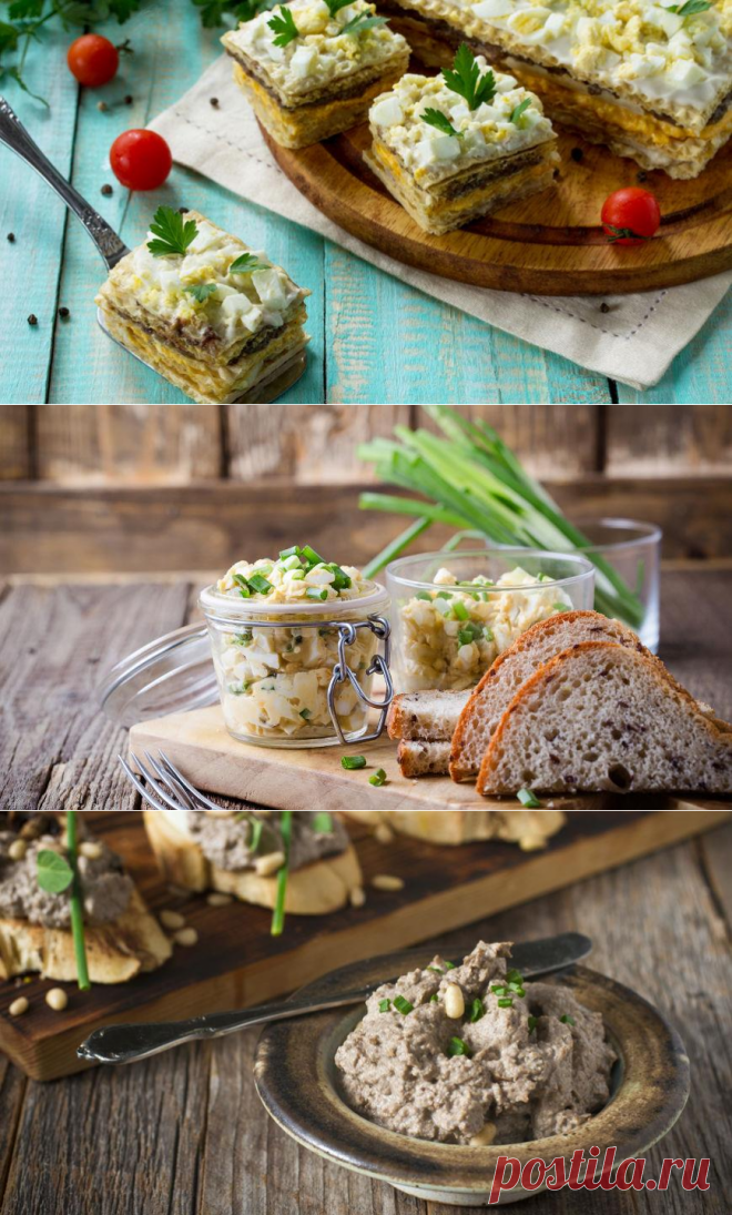 5 быстрых яичных паштетов с разными вкусами