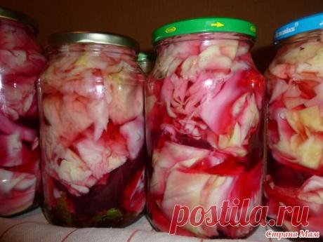 Капуста маринованная &quot; от бабушки&quot; - Домашнее консервирование и заготовки - Страна Мам