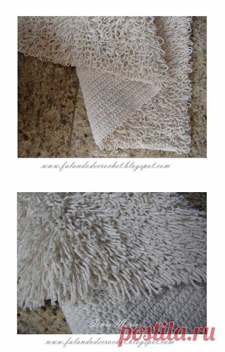 &quot;FALANDO DE CROCHET&quot;: TAPETE DE CROCHE PONTO ARGOLA