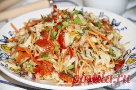 Капустный салат с репой и помидорами «Воронцовский» | Фоторецепт с подробным описанием от Харч.ру