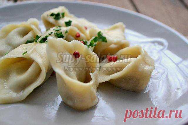 Вареники-ушки с сухими грибами и картофелем. Рецепт с пошаговыми фото