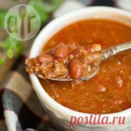 Суп с фасолей и фаршем индейки