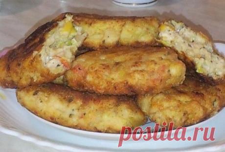 Нежнейшие котлетки по-гавайски с кукурузой