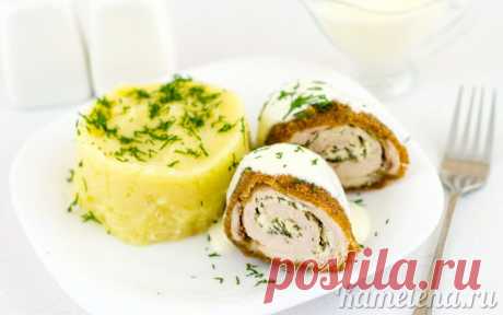 Куриные рулетики с фетой
