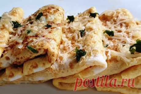 Холостяцкий завтрак за 5 минут «конвертики»