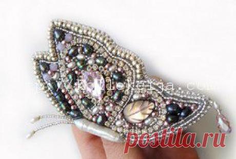 Брошь из бисера Бабочка | Своими руками — интернет журнал