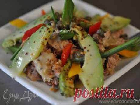 Салат с яблоками, свеклой и копченой скумбрией | Официальный сайт кулинарных рецептов Юлии Высоцкой