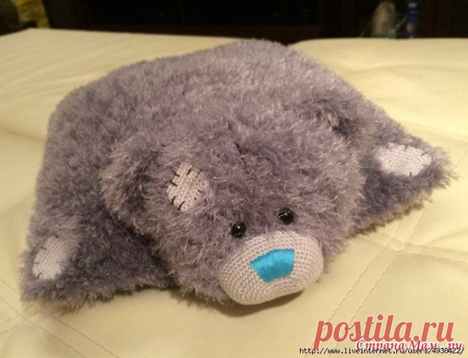 Тэдди-подушка.