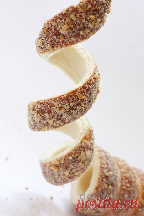Кюртёш калач (Kürtőskalács) — традиционная венгерская выпечка — Вкусные рецепты
