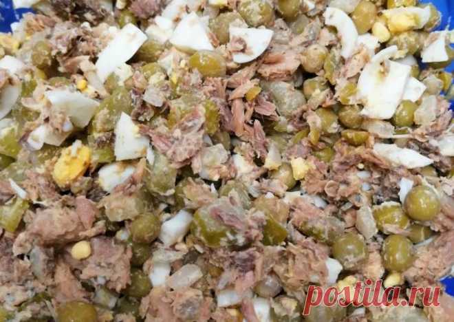Сытный салат из тунца - пошаговый рецепт с фото. Автор рецепта Валентина . - Cookpad
