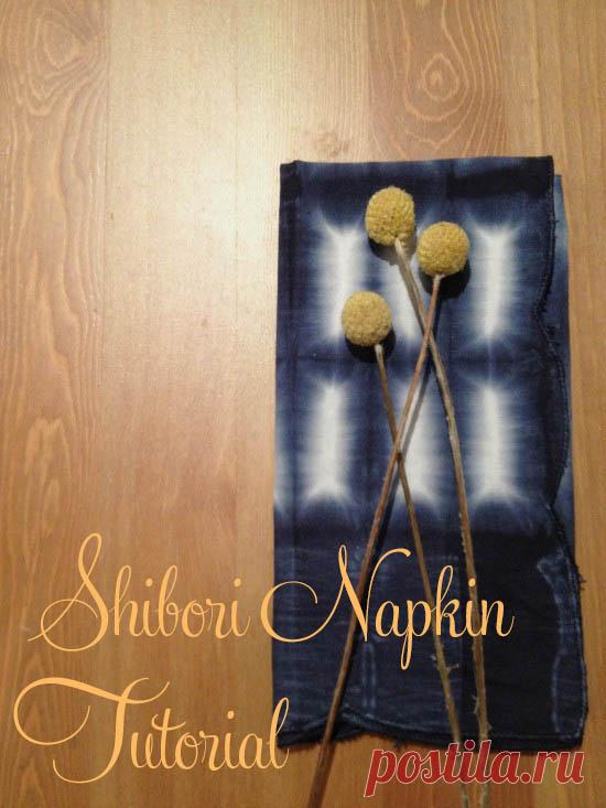 DIY Shibori Dye Свадебные Милости