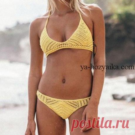 Купальник крючком видео мастер ккласс. Как связать плавки для купальника крючком