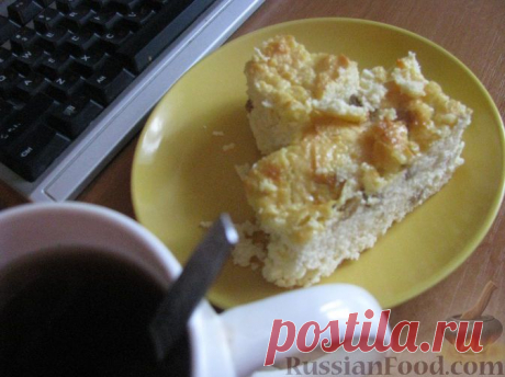 Рецепт: Творожная запеканка с сухофруктами на RussianFood.com