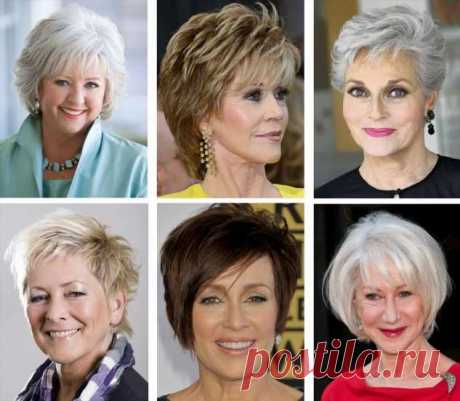 Стрижки для женщин после 60 лет не требующие укладки | Краше Всех