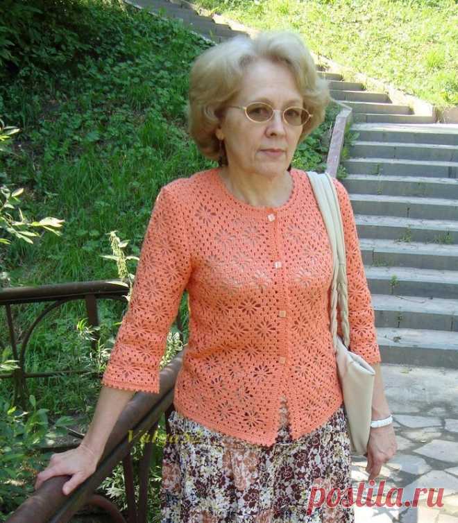 ЖАКЕТ УЗОРОМ 