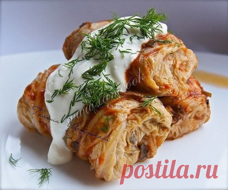 Кулинария &gt;Голубцы из пекинской капусты нежнее и вкуснее, чем обычные!
