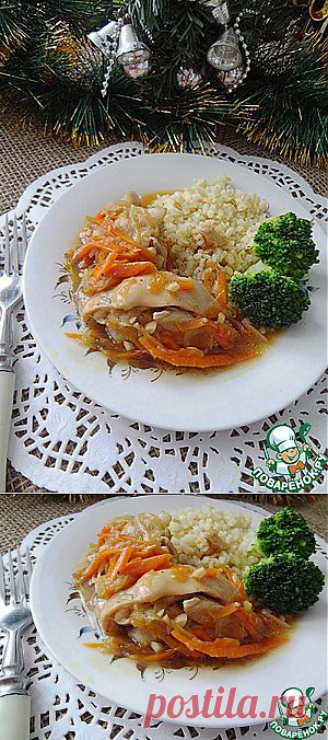 Куриные окорочка тушеные в соевом соусе - кулинарный рецепт