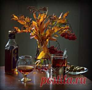 Чай с коньяком