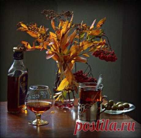 Чай с коньяком