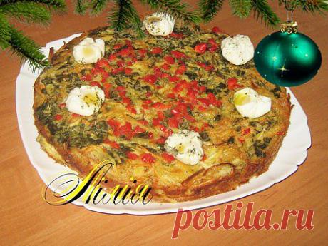 Вариация на тему &quot;Испанская тортилья с картошкой, овощами и яйцом пашот&quot;
Ингредиенты на одну порцию:
(у меня 3 порции)
Картошка – 2 - 3  шт;
Морковка – 1 средняя;
Капуста  (у меня нижняя половинка пекинской) – 3 - 4 черешка;
Лук – 1 шт;
Перец болгарский – по вкусу;
Яйца куриные – 2 шт;
Яйца перепелиные – на украшение;
Укроп – по вкусу (у меня мороженный);
Масло рафинированное – 200 гр (для фритюра);
Перец черный молотый –  по вкусу;
Соль – по вкусу.