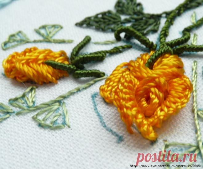 Бразильская объемная вышивка, мастер-класс