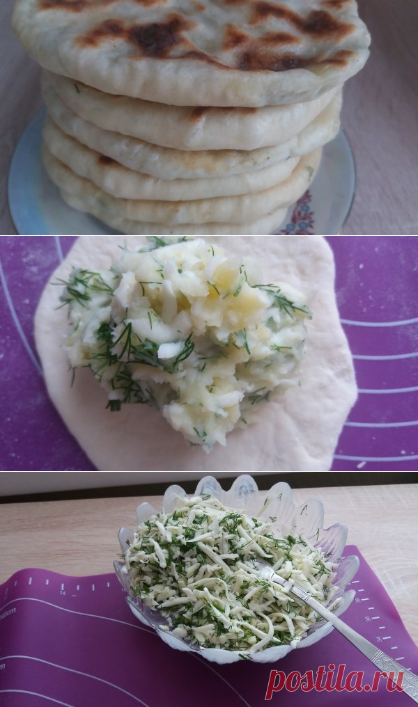Рецепт хычины с сыром и картофелем | Kabeta.by
