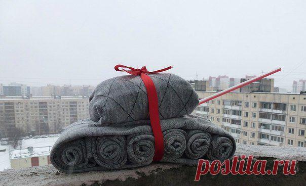 Оригинальная упаковка носков в подарок к 23 февраля.