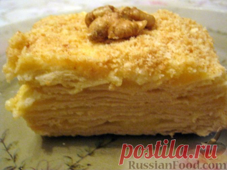 Рецепт: Торт Наполеон простой на RussianFood.com