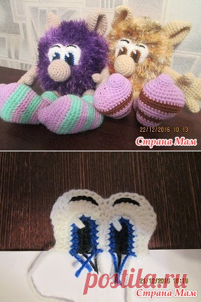 спаренные вязаные глазки - Вязание - Страна Мам