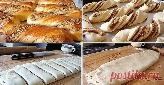 Булочки с орехами