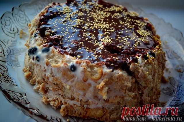 Торт из крекера (без выпечки)