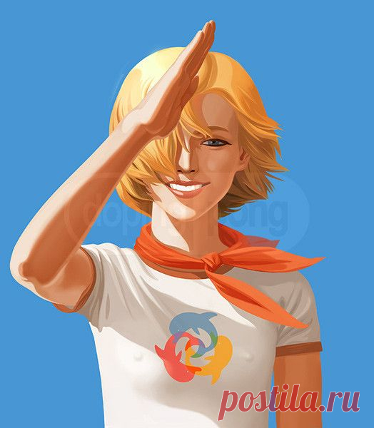 Сообщество иллюстраторов / Иллюстрации / DopingPong / Салют 3D