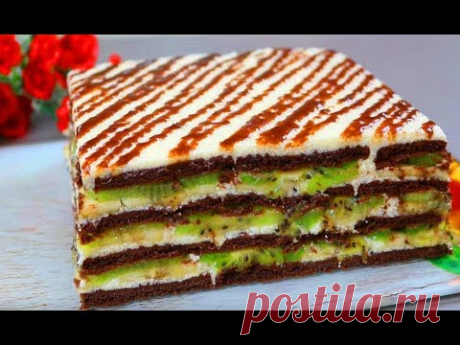 Торт Без Выпечки ! Мягкий, нежный, пропитанный
