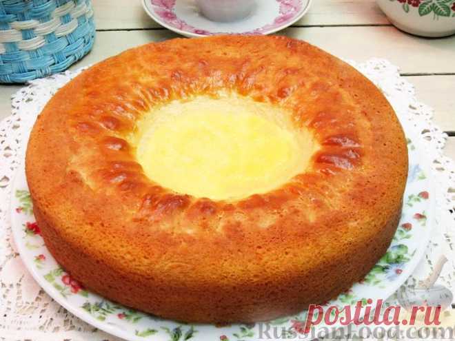 Рецепт: Ленивая ватрушка с творогом на RussianFood.com