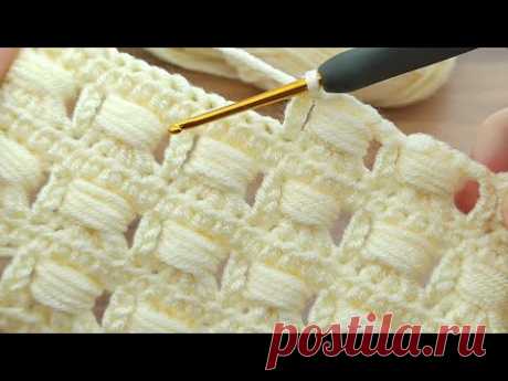 wow a great model 💯Very easy Tunisian crochet pattern explanation