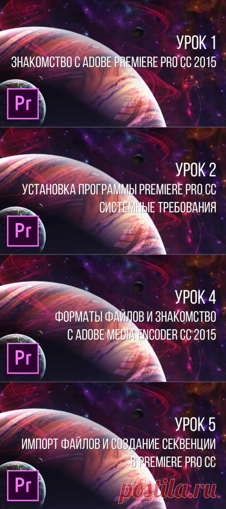 Мини-курс Основы видеомонтажа в Adobe Premiere Pro