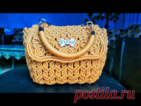 Full tutorial tas motif bunga love, motif terbaru by farens craft