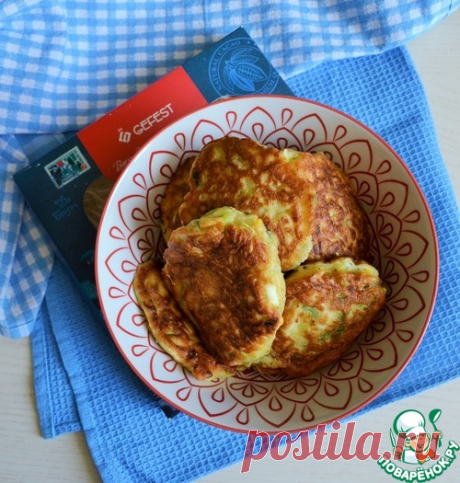 Кабачковые оладьи с яйцом и зеленью – кулинарный рецепт