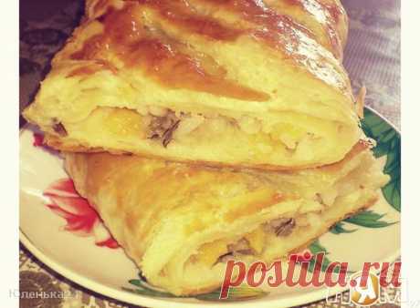 Быстрые слойки с рисовой начинкой - Рецепт с пошаговыми фотографиями - Ням.ру