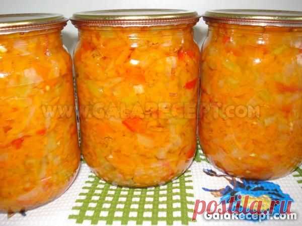 Овощная заправка из лука, моркови, сладкого перца для зимних супов.