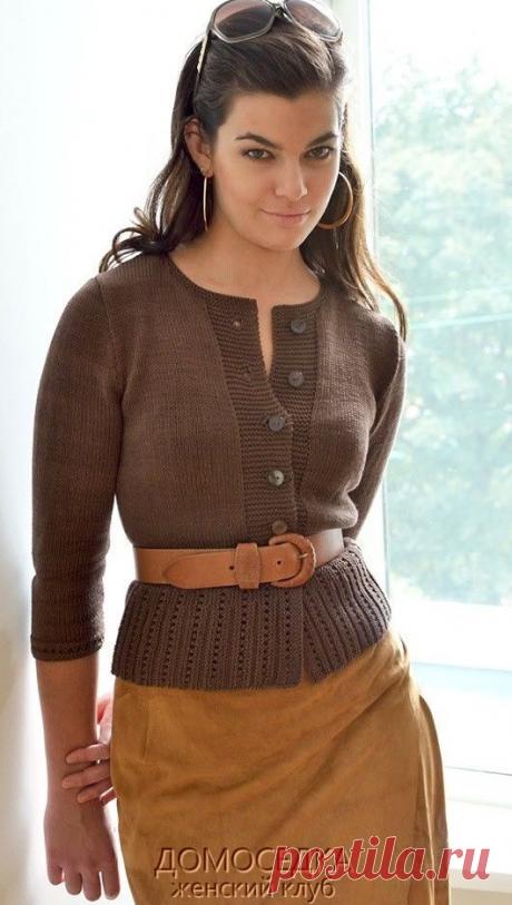 Вязание жакета | ДОМОСЕДКА