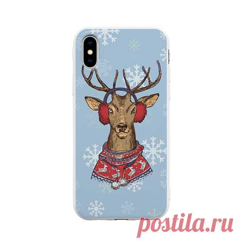 Чехол для Apple iPhone X силиконовый матовый 