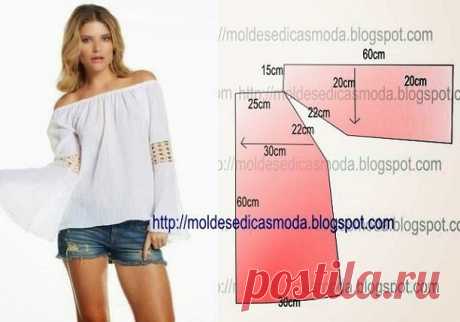 BLUSA FÁCIL DE FAZER - 33 - Moldes Moda por Medida