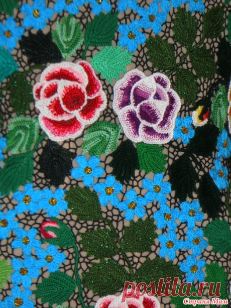 Платье "Липецкие розы".