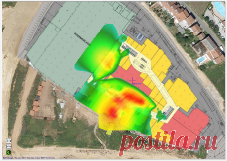 Анализ покрытия Wi-Fi с помощью Acrylic WiFi heatmaps