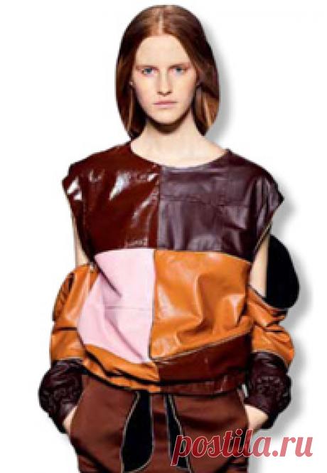 Особенности работы с кожей. Швы, обтачная петля, карман в рамку