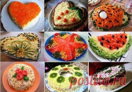 9 ВКУСНЫХ САЛАТОВ НА ПРАЗДНИЧНЫЙ СТОЛ!